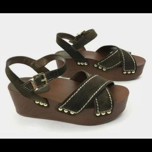 Sam Edelman moss platform sandals